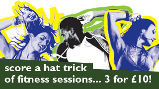3 fitness sessions for just £10!